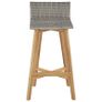 Bar Chairs 2 pcs Solid Acacia Wood Image 3