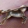 Vintage 375 Gold 9ct Yellow Gold Horse Brooch Image 5