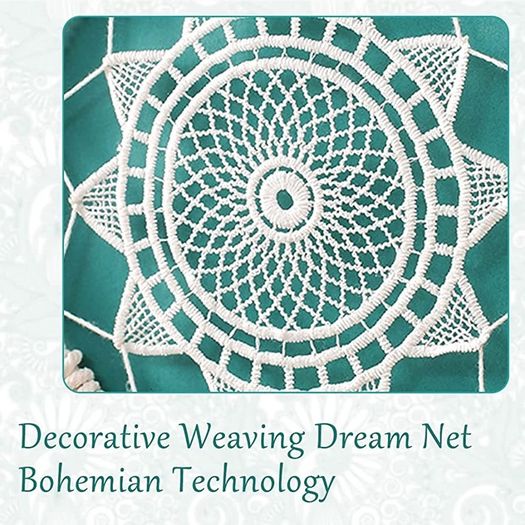 Dream Catcher, Woven Macrame Wall Hanging Boho Wall Decor Handmade Large Dreamcatcher Ornament Craft Gift