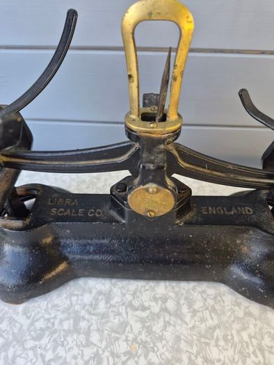 Vintage Brasco Libra Scale Co. England Kitchen Balance Scales Only, Used