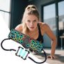 Push Up Board Training Board with Colour Coded Elastic Bands Included Muscle Strengthening Foldable Unisex Beginners Home Travel Image 7