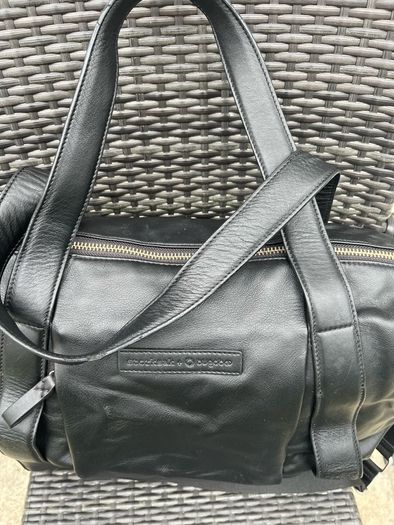 Bugaboo Storksak Leather Bag