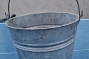 Galvanised bucket
