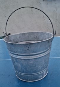 Galvanised bucket