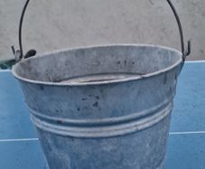 Galvanised bucket