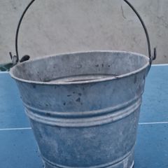 Galvanised bucket