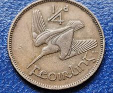 Ireland 1943 Farthing coin
