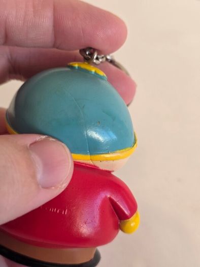Vintage 1998 Eric Cartman South Park Keychain Keyring