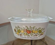 Vintage CorningWare Spice of Life 2.5-Quart Covered Saucepan Brand New in Box Mint Condition