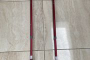 Crutches available , that are adjustable . Stylish set bought in the Sports Surgery Clinic