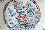 Mason's "Topaz Blue" Scalloped/Ruffled Serving Bowl