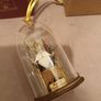 christmas dome glass/wood hanging decoration Image 3