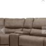 Taupe Large Reclining Cornor Sofa - 5 Piece with Drinks Holder & Storage Image 7