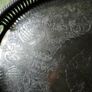 Vintage Silver Plated Gallery Tray: Sheffield Copper Serving Tray Image 3