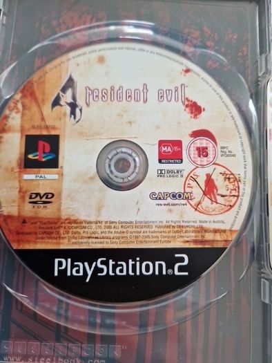 Resident Evil 4 Limited Edition Tin PlayStation2 Ps2 Games Original