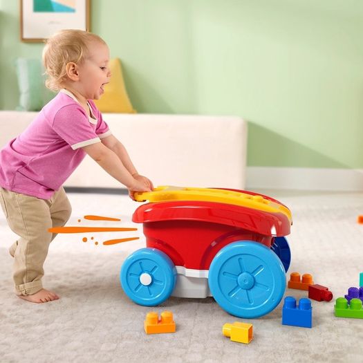 Mega Bloks Scooping Wagon