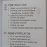 SilverCrest Portable Fan Rechargeable USB C Image 3