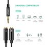 3.5mm male to 2 Female Audio Cable Image 2