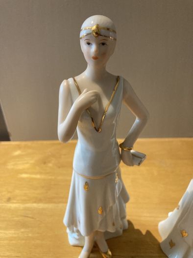vintage 1920s style figurines