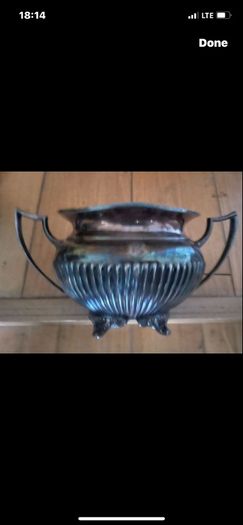 Vintage teapot,sugar bowl & milk jug