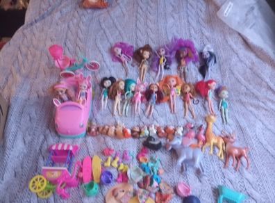 large enchantimal doll collection