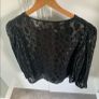 Zara Black Sequenced Top Image 2