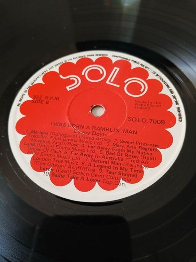 Danny Doyle Born a ramblin man 12" lp