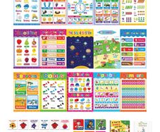 15 Educational Posters & 19 Children's Books