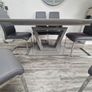 Extendable dining table and 6 chsirs Image 3