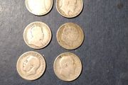 Six  Assorted Coins