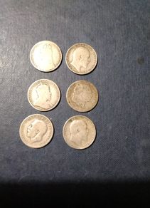 Six  Assorted Coins