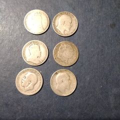 Six  Assorted Coins