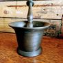 18th Century bronze pestle and mortar Image 2