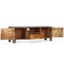TV Cabinet Solid Wood Vintage 118x30x40 cm Image 7