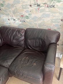 Leather Corner Couch