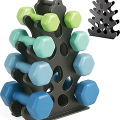Dumbbell Rack Metal Weight Stand Holder Heavy Duty Dumbbell Storage Weight Tree (No Dumbbells, Rack Only)