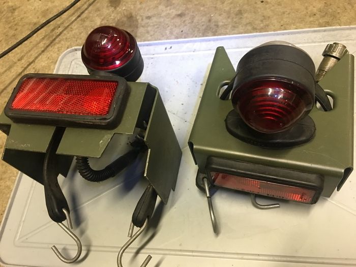 military side lights , 2 off , for Landrover /trailer or other.