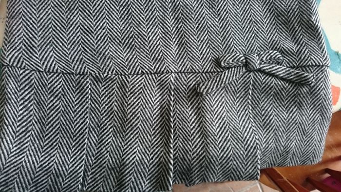 Baby Gap black and white herringbone dress and matching top