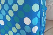 Blue dotted suitcase
