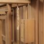Folding Sun Lounger Solid Acacia Wood Image 4