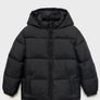 Mango Junior Padded Coat - Black Image 3