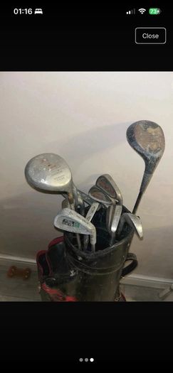 Spalding gold clubs
