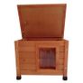 Pet Outdoor Cat House 57x45x43 cm Wood Brown Image 2