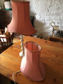 Silk Lampshades 30 euro each Two