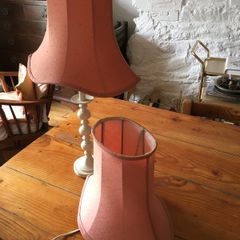 Silk Lampshades 30 euro each Two