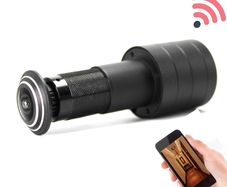 V380 Door Eye Hole Security 1080P HD 1.7mm Lens Wide Angle FishEye CCTV Network Mini Peephole Door WifI Camera P2P ONVIF