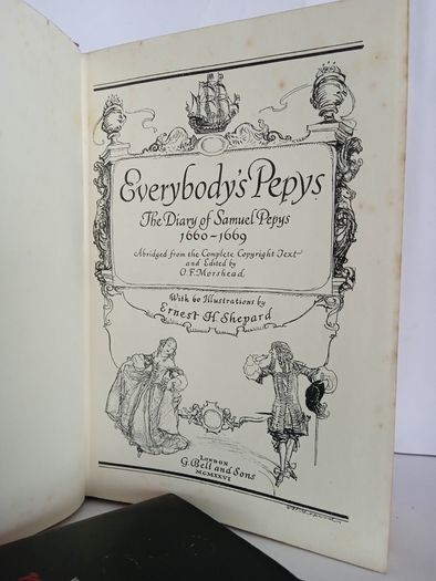 Everybody's Pepys: The Diary of Samuel Pepys 1660-1669 Abridged from the Copyright Text and Edited by O. F. Morshead (HQ468)