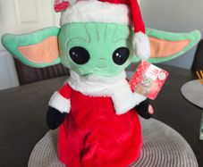 Baby Yoda toy brand new moves and makes sounds