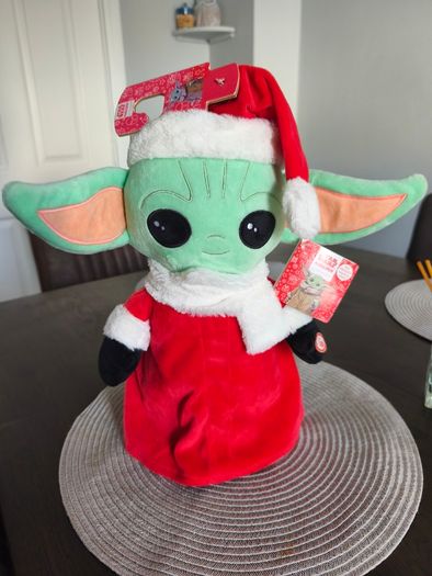 Baby Yoda toy brand new moves and makes sounds