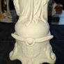 Rare Antique Biscuit Porcelain Statue of Saint Joseph, It dates from the 19th or early 20th century,  by French manufacturer Mauger & Fils Ideal for Home or Stage Movie Props Image 3